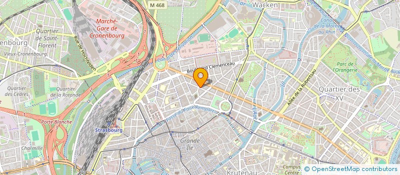 localisation de l'entreprise MONSIEUR GAUTHIER DUBAUT à STRASBOURG