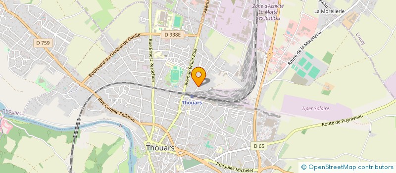 localisation de l'entreprise MONSIEUR GAUTHIER DUBOIS  THOUARS