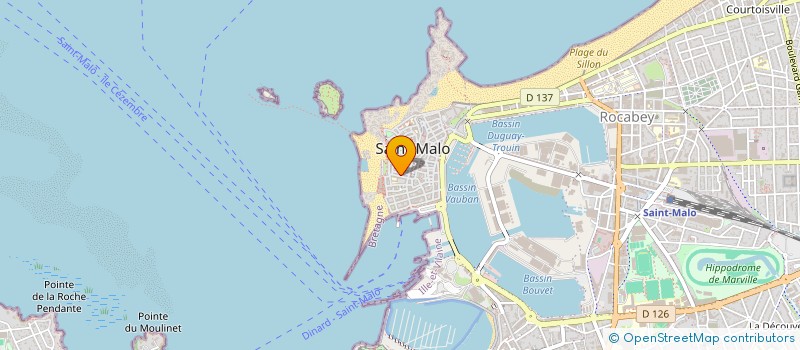 localisation de l'entreprise MONSIEUR GAUTHIER DUCLOUE  SAINT-MALO