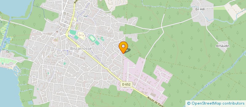 localisation de l'entreprise MONSIEUR GAUTHIER FLORENTY  BISCARROSSE