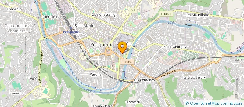 localisation de l'entreprise MONSIEUR GAUTHIER FORQUET DE DORNE  PERIGUEUX