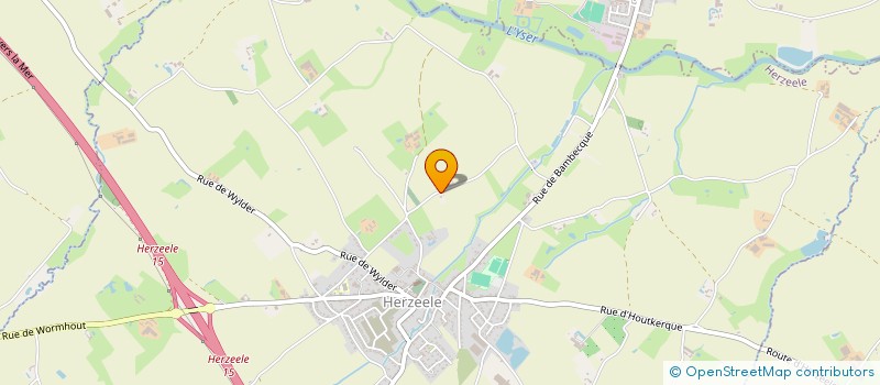 localisation de l'entreprise MONSIEUR GAUTHIER FOSSAERT  HERZEELE
