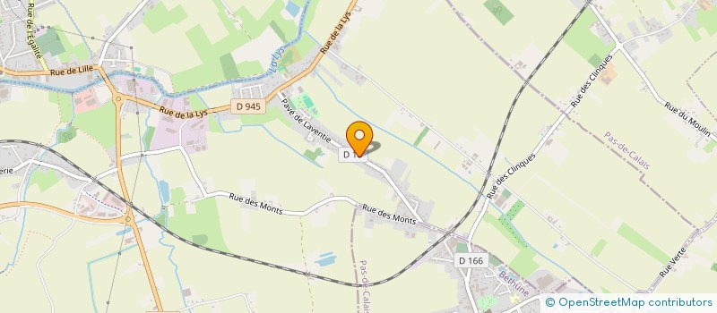 localisation de l'entreprise MONSIEUR GAUTHIER GALLIAERDE  LA GORGUE