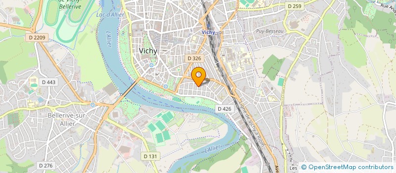 localisation de l'entreprise MONSIEUR GAUTHIER GARMY à VICHY