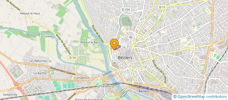 localisation de l'entreprise MONSIEUR GAUTHIER GONCALVES à BEZIERS