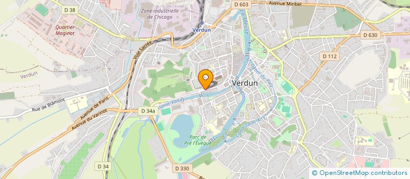 localisation de l'entreprise MONSIEUR GAUTHIER GOUBEAUX à VERDUN