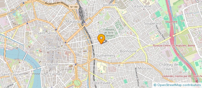 localisation de l'entreprise MONSIEUR GAUTHIER GUIDETTI à TOULOUSE