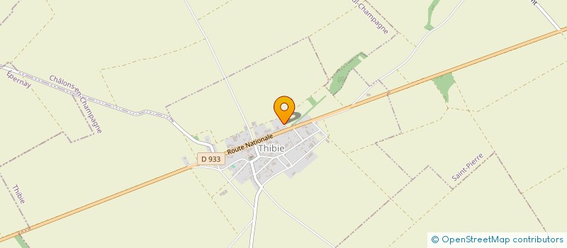 localisation de l'entreprise MONSIEUR GAUTHIER GUILLEM  THIBIE