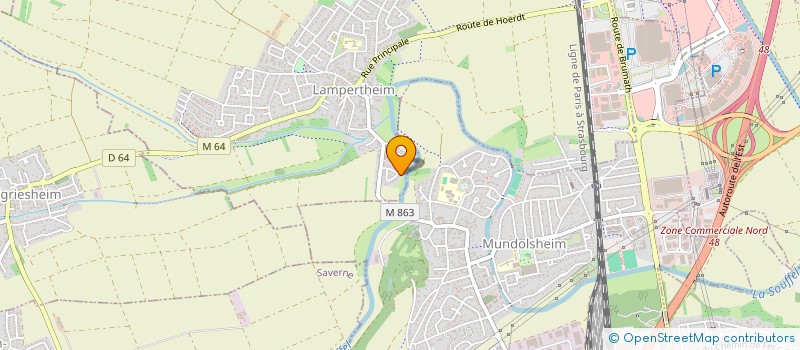 localisation de l'entreprise MONSIEUR GAUTHIER HABERMACHER  LAMPERTHEIM