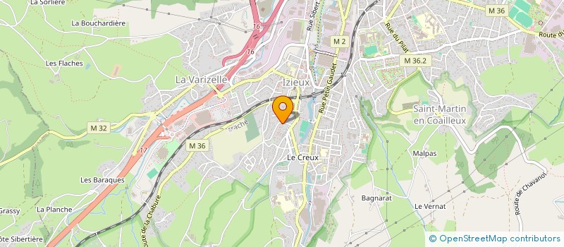 localisation de l'entreprise MONSIEUR GAUTHIER HANNECART à SAINT-CHAMOND