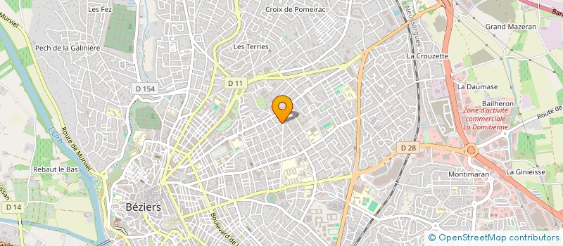 localisation de l'entreprise MONSIEUR GAUTHIER HARDY à BEZIERS