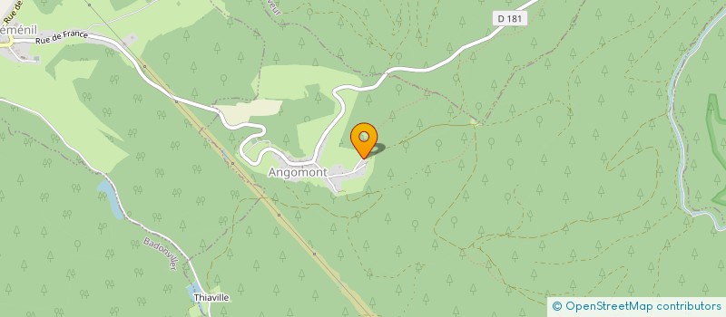 localisation de l'entreprise MONSIEUR GAUTHIER HELLUY  ANGOMONT