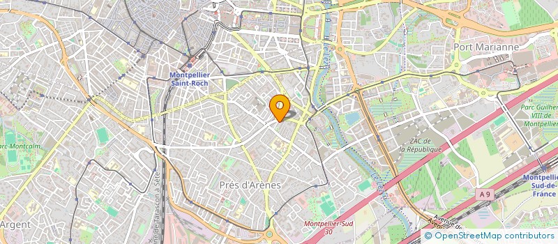 localisation de l'entreprise MONSIEUR GAUTHIER HENAULT  MONTPELLIER