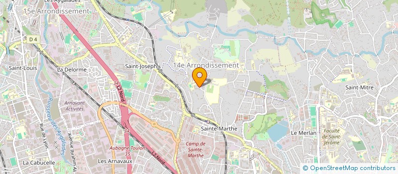 localisation de l'entreprise MONSIEUR GAUTHIER HOAREAU  MARSEILLE