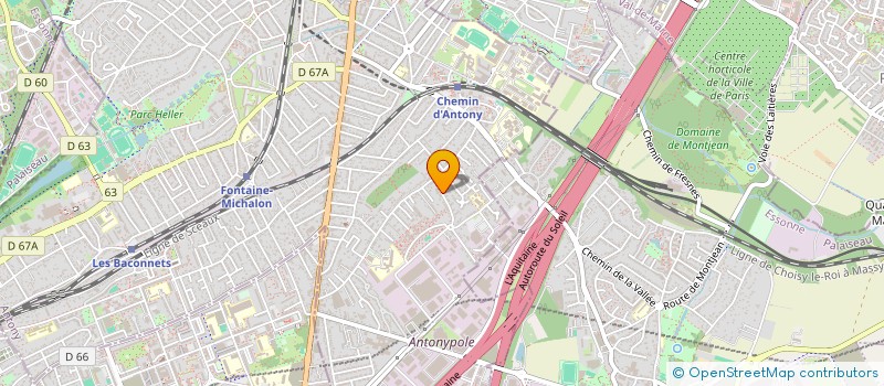 localisation de l'entreprise MONSIEUR GAUTHIER HUTTEAU à ANTONY