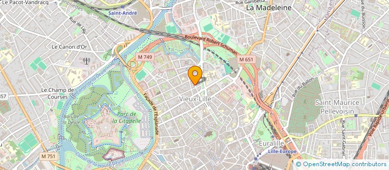 localisation de l'entreprise MONSIEUR GAUTHIER JAMAIS à LILLE