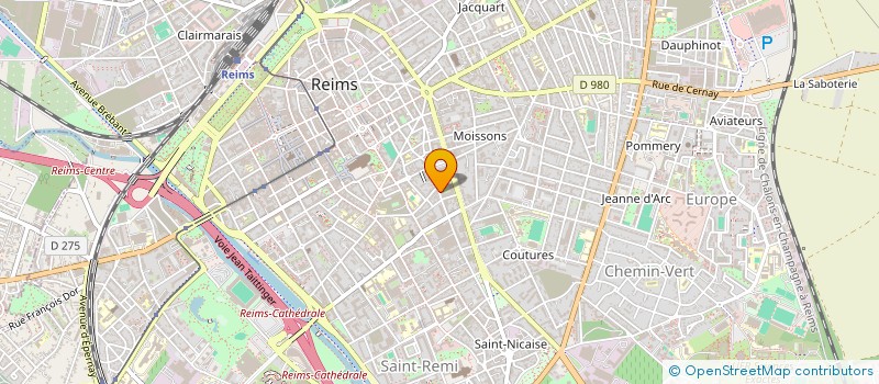 localisation de l'entreprise MONSIEUR GAUTHIER JOVIGNOT à REIMS