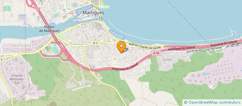 localisation de l'entreprise MONSIEUR GAUTHIER LAFORET à MARTIGUES