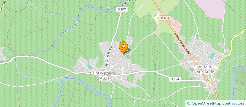 localisation de l'entreprise MONSIEUR GAUTHIER LAPALU  SAINT-NAZAIRE-D'AUDE