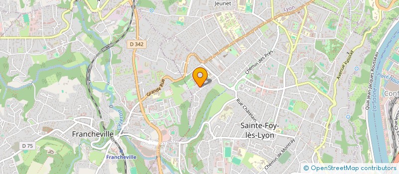 localisation de l'entreprise MONSIEUR GAUTHIER LAWNY  SAINTE-FOY-LES-LYON