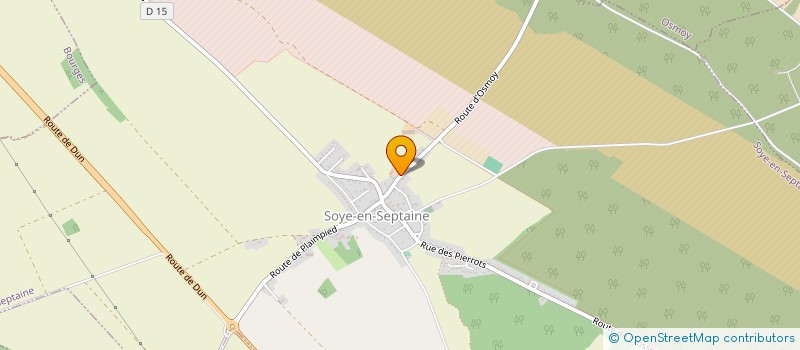 localisation de l'entreprise MONSIEUR GAUTHIER LECOMTE à SOYE-EN-SEPTAINE