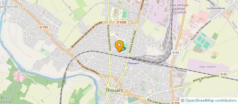 localisation de l'entreprise MONSIEUR GAUTHIER LECRENAIS  THOUARS