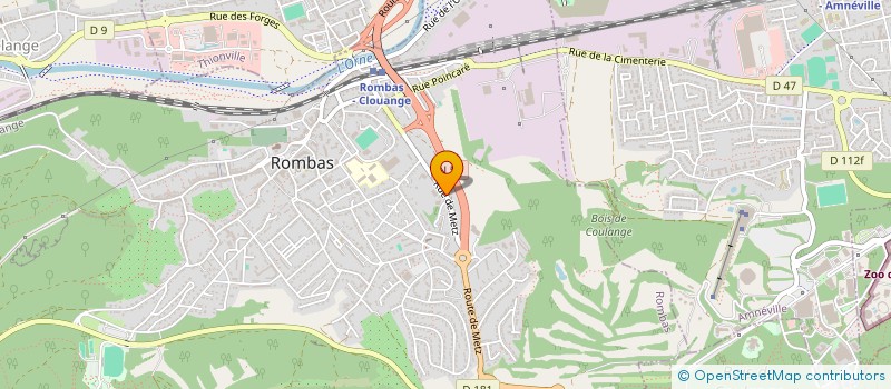 localisation de l'entreprise MONSIEUR GAUTHIER LEDRICH  ROMBAS