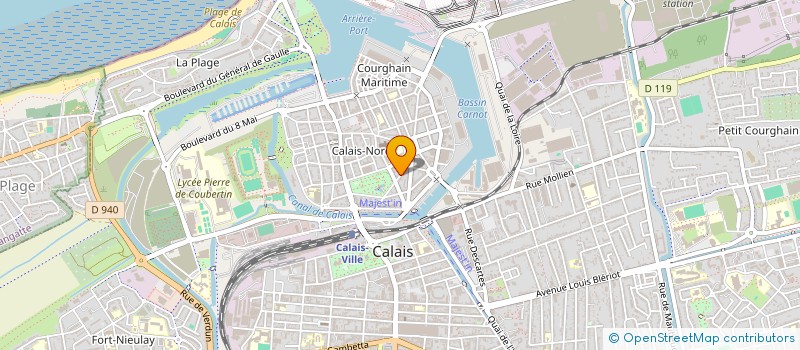 localisation de l'entreprise MONSIEUR GAUTHIER LEMAN  CALAIS