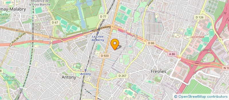 localisation de l'entreprise MONSIEUR GAUTHIER LEMPEREUR à ANTONY