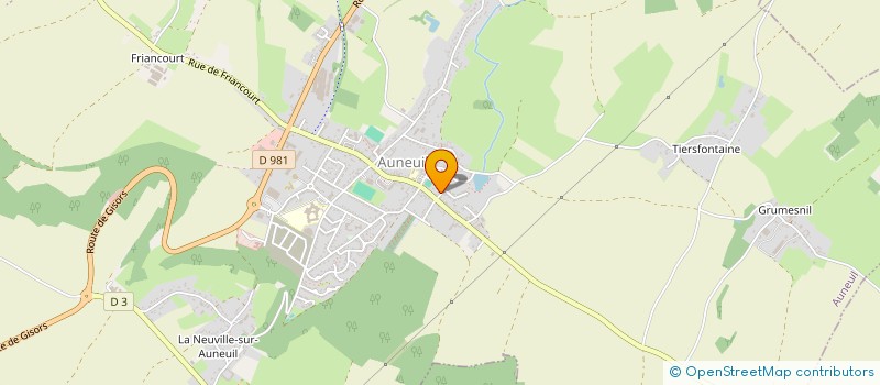 localisation de l'entreprise MONSIEUR GAUTHIER LEROUX  AUNEUIL