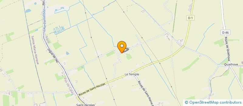 localisation de l'entreprise MONSIEUR GAUTHIER LEROY  BOURBOURG