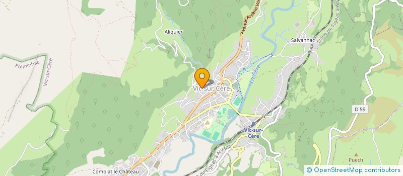 localisation de l'entreprise MONSIEUR GAUTHIER LIANDIER à VIC-SUR-CERE