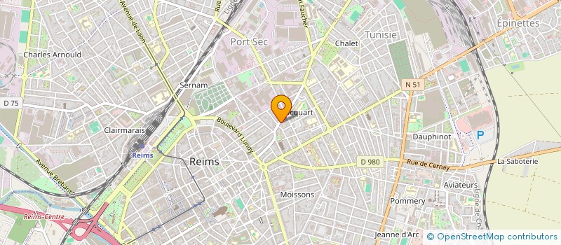 localisation de l'entreprise MONSIEUR GAUTHIER LUTRINGER  REIMS