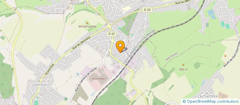 localisation de l'entreprise MONSIEUR GAUTHIER MAAS  VALMONT