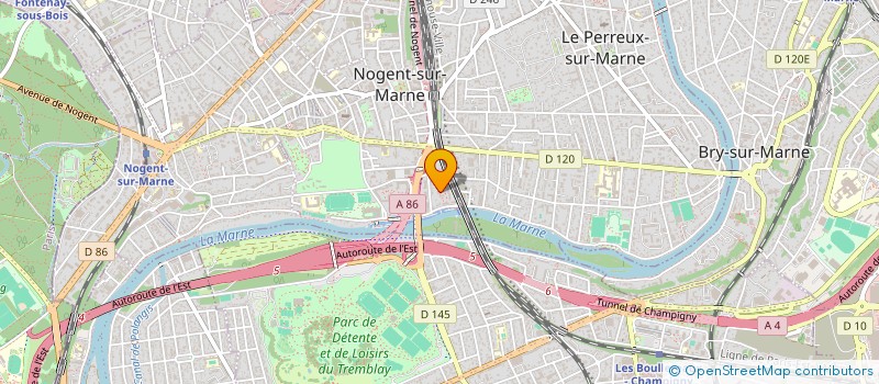 localisation de l'entreprise MONSIEUR GAUTHIER MAGAUD  NOGENT-SUR-MARNE