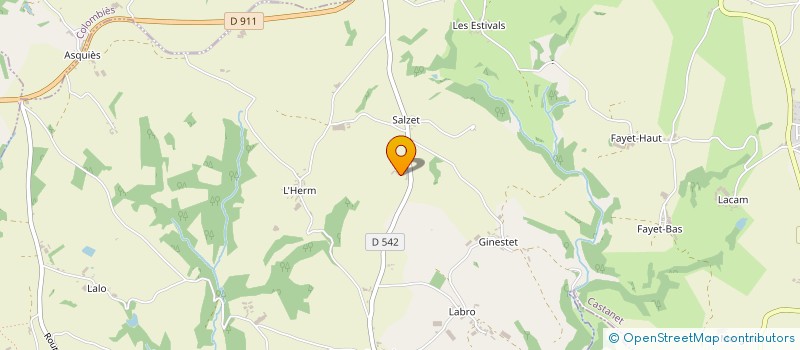 localisation de l'entreprise MONSIEUR GAUTHIER MALGOUYRES  CASTANET