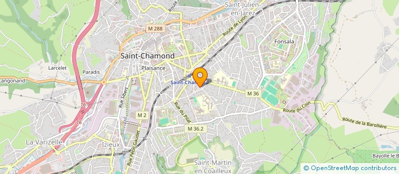 localisation de l'entreprise MONSIEUR GAUTHIER MARCONNET CHALON à SAINT-CHAMOND