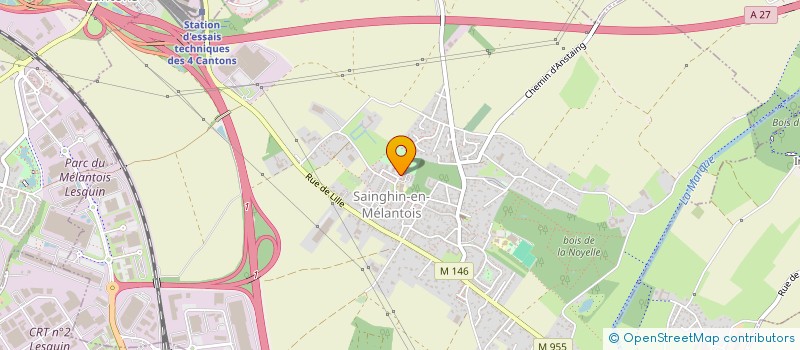 localisation de l'entreprise MONSIEUR GAUTHIER MARTEL  SAINGHIN-EN-MELANTOIS