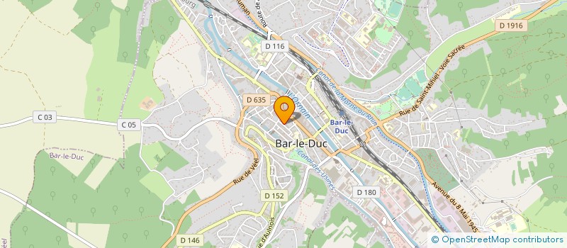 localisation de l'entreprise MONSIEUR GAUTHIER MARTIN à BAR-LE-DUC