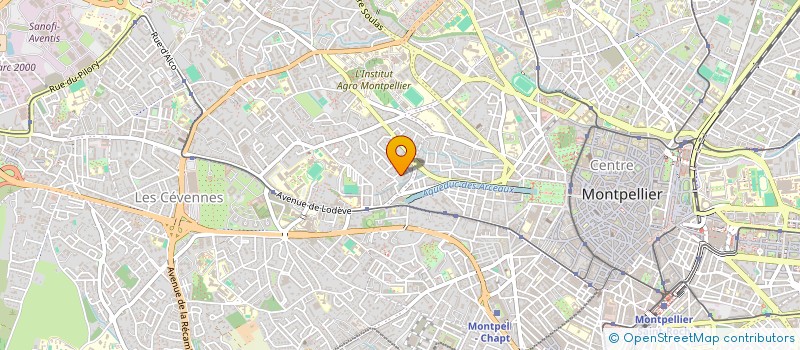localisation de l'entreprise MONSIEUR GAUTHIER MARTINS à MONTPELLIER