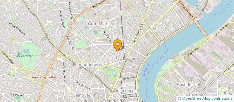 localisation de l'entreprise MONSIEUR GAUTHIER MICHON  BORDEAUX