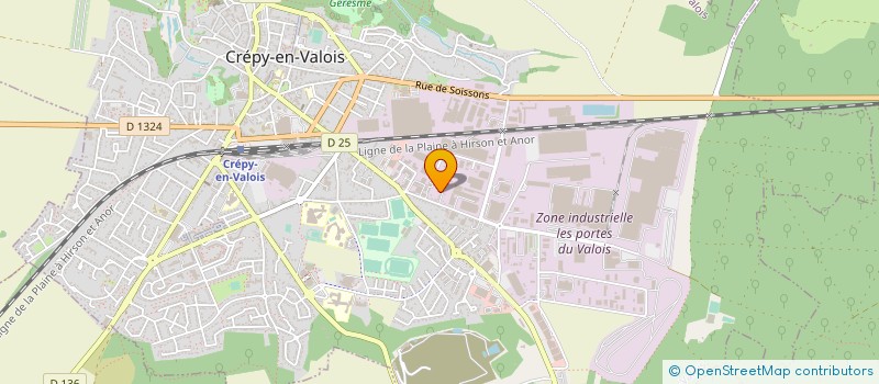 localisation de l'entreprise MONSIEUR GAUTHIER MIGLIASSO  CREPY EN VALOIS