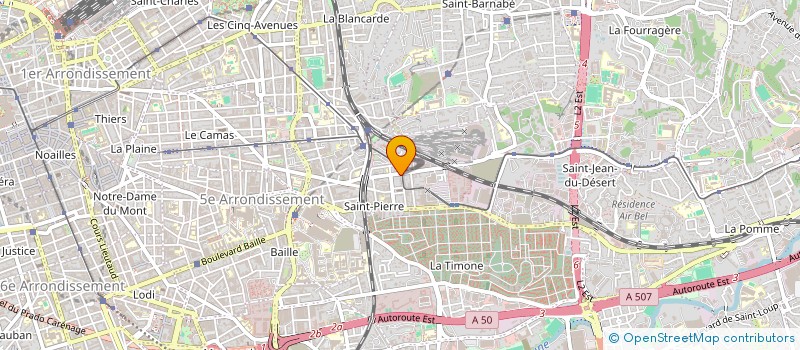 localisation de l'entreprise MONSIEUR GAUTHIER MOUETTE  MARSEILLE