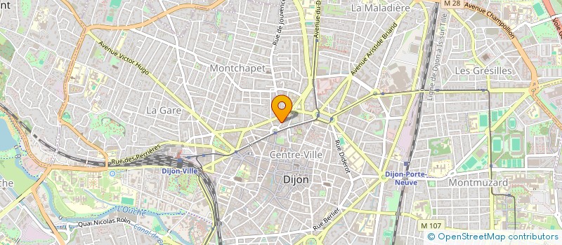 localisation de l'entreprise MONSIEUR GAUTHIER NERAUD  DIJON