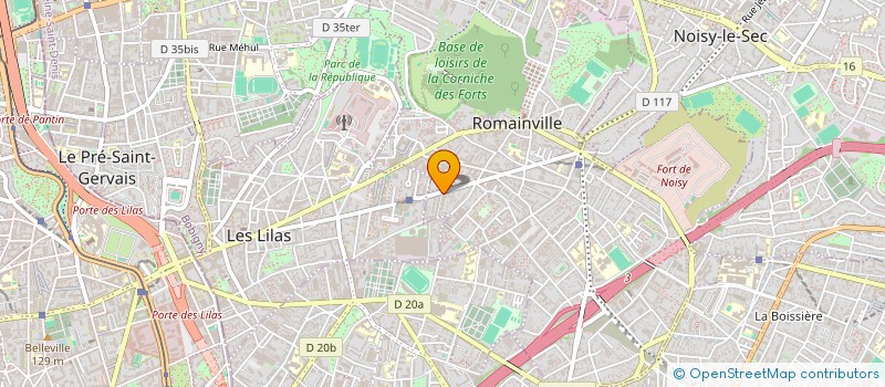 localisation de l'entreprise MONSIEUR GAUTHIER NICOLLE à ROMAINVILLE