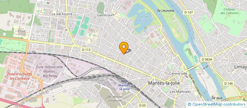 localisation de l'entreprise MONSIEUR GAUTHIER OSIEPA à MANTES-LA-JOLIE