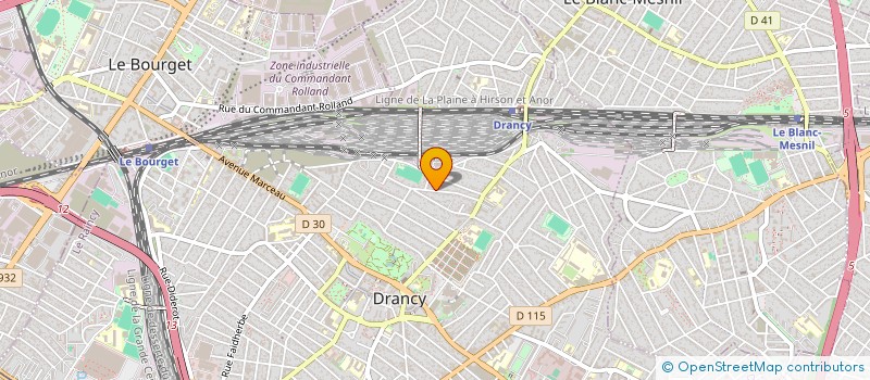 localisation de l'entreprise MONSIEUR GAUTHIER PARIGOT  DRANCY