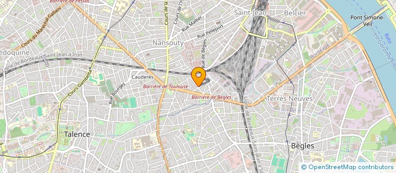 localisation de l'entreprise MONSIEUR GAUTHIER PASQUALINI  BORDEAUX