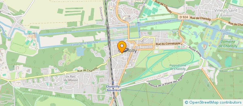 localisation de l'entreprise MONSIEUR GAUTHIER PAYET  CHANTILLY