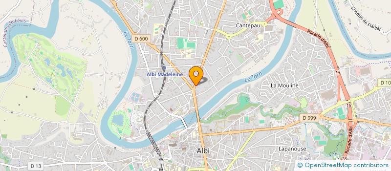 localisation de l'entreprise MONSIEUR GAUTHIER PETITJEAN  ALBI